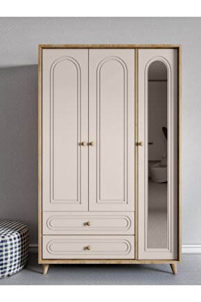 Sofia Bohem 3 Kapılı Gardrop