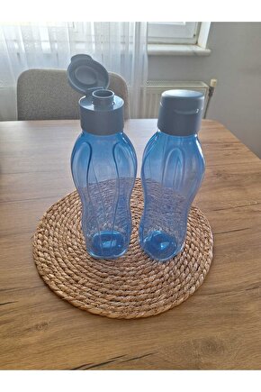 Eko Şişe 1 LT şişe   DENİZ MAVİSİ 2 li