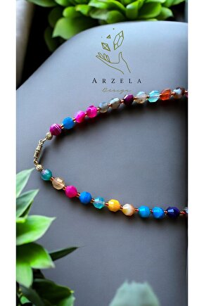 Dogal Tas Yakutlu Bileklik Aşkin Büyüsü Ay Taşı Yıldız Taşı  Rodanit Ametist 8mm 4mm