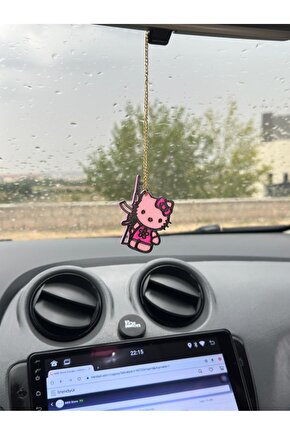 Hello Kitty Dikiz Aynası Süsü - Araç İçi Aksesuar