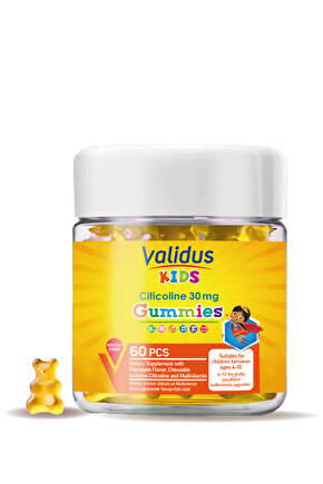 Kids (SİTİKOLİN) 60 Gummies