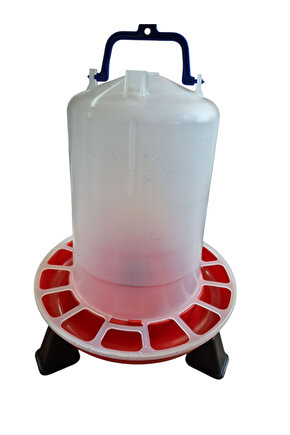 Ayaklı Tavuk Suluk 5 Lt Alttan Tapalı Civciv Bıldırcın Kuş Suluk