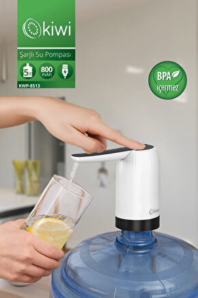 Şarjlı Damacana Su Pompası KWP-8513