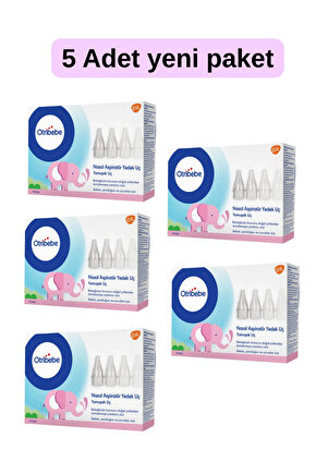 Nazal Burun Aspiratörü Yedek Uç 10lu içerik 5 Kutu