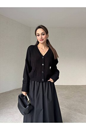 Kadın Kısa Triko Hırka