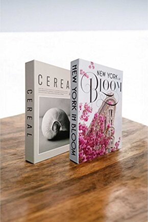 Dekoratif Kitap Görünümlü Kutu 2li Set Decorative Book Looking Box