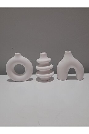 Minimal Vazo Set 3lü Bohem Biblo Minyatür
