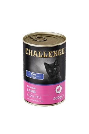 Pate Kuzu Etli Yavru Konserve Kedi Maması 400 Gr