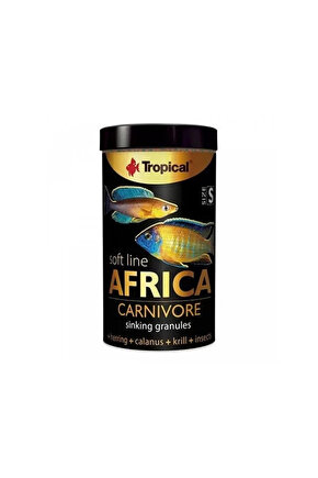 Softline Africa Africa Balıkları için Yumuşak Taneli Balık Yemi Small 250 Ml 150 Gr