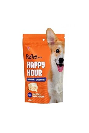 Happy Hour Sağlıklı ve Parlak Tüyler için Destekleyici Köpek Ödül Maması 60 Gr