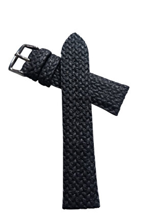 Her Saate Uygun  El Yapımı  Hasır Görünümlü 22  mm   silikon siyah