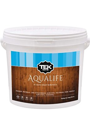 TEK AQUALIFE SU BAZLI AHŞAP KORUYUCU TİK RENGİ (TEAK) 2,5 LT