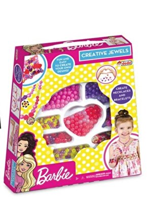 Barbıe Çantalı Boncuk Takı Seti Büyük El Çantası 03179