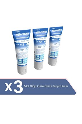 Çinko Oksit Bariyer Krem 100gr X 3 Adet