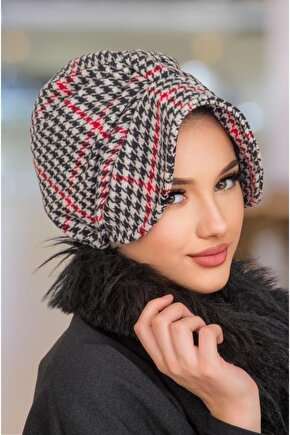 Kazayağı Kaşe Şapkalı Bone