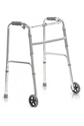 İki Tekerlekli Hareketli Alüminyum Yürüteç Walker