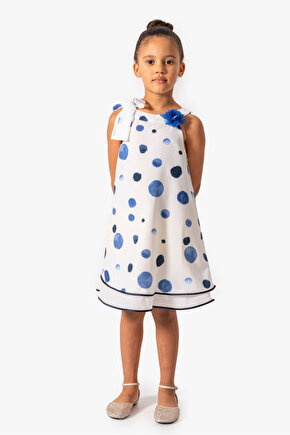 Kız Bebek Kız Çocuk Doğum Günü Parti Düğün Elbise Kısa Kol Kolsuz Askılı Astarlı