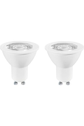 2 Adet 7 Watt, 4000 Kelvin, Çok Kaliteli Gu10 Duy Led Ampul, Yüksek Lümen 4000 Kelvin Gu10 Duy Ampul