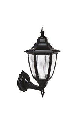 Altıgen Konsollu Bahçe Feneri Siyah, Şık ve Modern Aydınlatma Armatürü