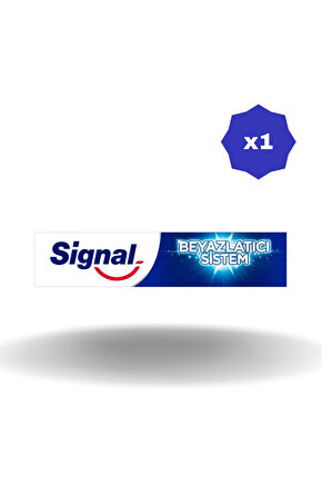 SİGNAL BEYAZLATICI SİSTEM DİŞ MACUNU 50 ML X 1 ADET