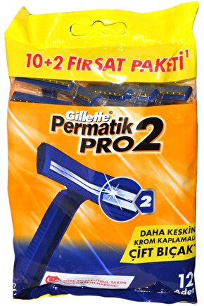 Permatik Pro2 Tıraş Bıçağı 12li Poşet 7702018603251 Kategori: Tıraş Bıçağı