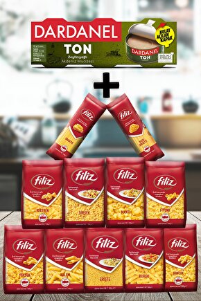 Makarna Ile Dardanel Ton Zeytinyağ Uyum Paketi 12 Parça