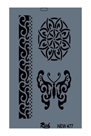 Stencil New Seri 477 25x35