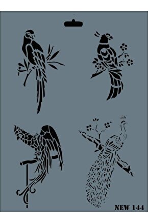 New Seri Stencil N-144 35x25 cm