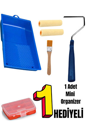 Ekonomik Moher Rulo Boyama Kiti | Mini Organizer Hediyeli