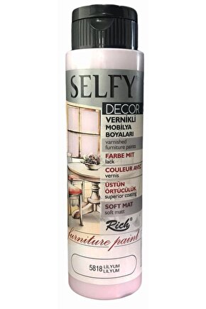 Selfy Decor Vernikli Boya 500cc Lilyum 5818