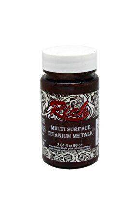 Multi Surface Titanium Metallic-metalik Akrilik Boya 90cc Çikolata - Chocolate 2538