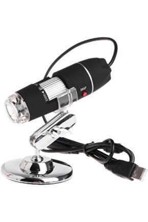 Cilt Ve Saç Analiz Cihazı 1600x 2.mp Usb 8 Led Digital Mikroskop