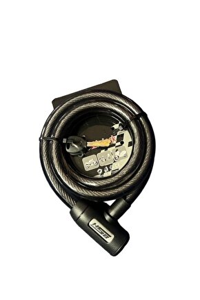 Halat Kilit 20x150 Çelik Bisiklet Ve Motosikletler Için