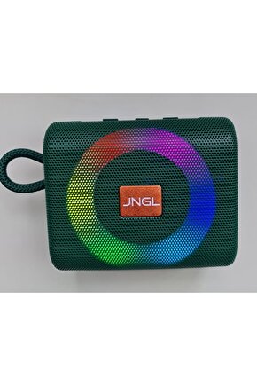 Go3 Pro Bluetooth Hoparlör Fm Radyo Sd Kart Usb Girişli Led Işıklı Şarjlı Speaker