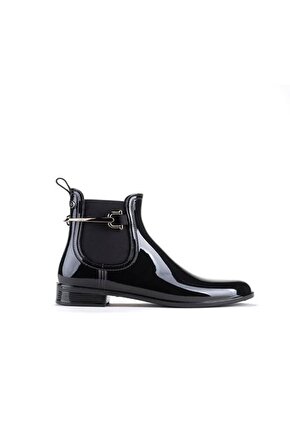 Siyah Kadın Yağmur Botu