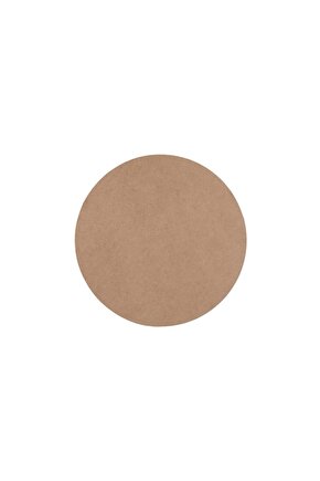 8,5x8.5 Cm Supla Levha 60 Adet 3 Mm Ham Mdf Yuvarlak Lazer Kesim