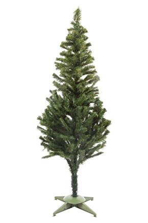 Yılbaşı Lüks Yeşil Çam Ağacı 150 Cm 217 Dal Plastik Ayaklı