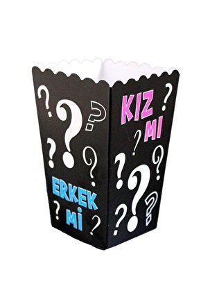 Kızmı Erkekmi Popcorn Mısır Kutusu