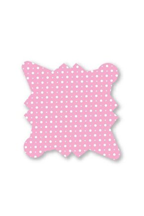 Pembe Puantiyeli Lokum ve Şekerleme Kutusu 50li