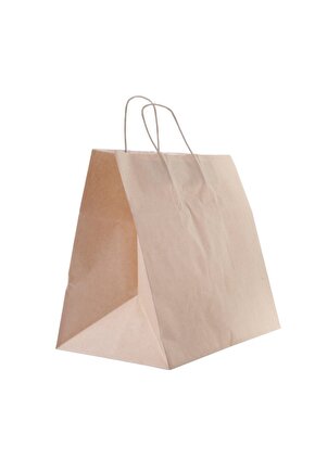 Büküm Saplı Kraft Kağıt Çanta 38x25x36(25li)