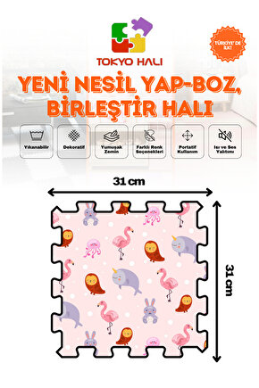 Puzzle Halı, Kendi Tasarımını Oluştur, Yapboz Halı, Baskılı Halı