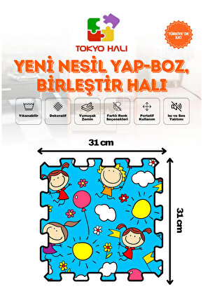 Puzzle Halı, Kendi Tasarımını Oluştur, Yapboz Halı, Baskılı Halı