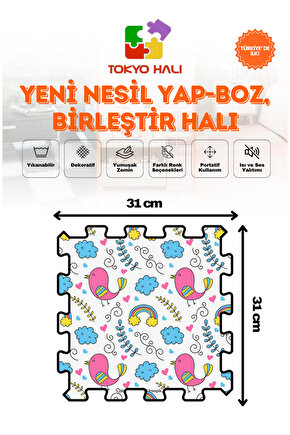 Puzzle Halı, Kendi Tasarımını Oluştur, Yapboz Halı, Baskılı Halı