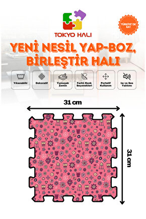Puzzle Halı, Kendi Tasarımını Oluştur, Yapboz Halı, Baskılı Halı