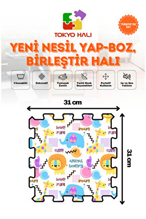 Puzzle Halı, Kendi Tasarımını Oluştur, Yapboz Halı, Baskılı Halı