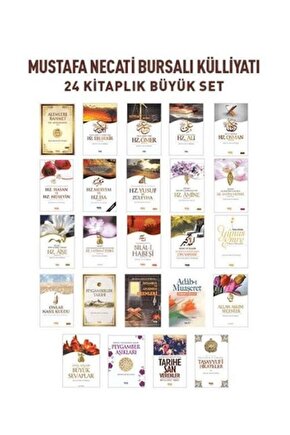 Mustafa Necati Bursalı 24 Kitaplık Seti  Çelik Yayınevi  Mustafa Necati Bursalı