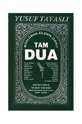 Müslüman Ailenin İzahlı Tam Dua Kitabı (ciltli) (b26)- Yusuf Tavaslı