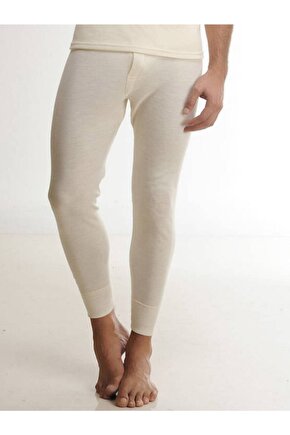 Erkek krem  Yün Alt Içlik % 75 Yün 25 Akrılık
