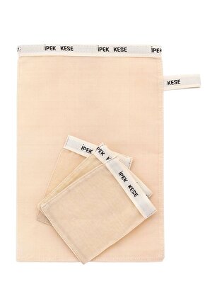 Kelebek Hakiki Koza Ipeğinden 3lü Yüz Ve Banyo Kesesi, Nry Home & Lıfe