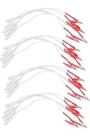 Elektrot Timsah Elektrot Akupunktur Iğne Tutucu (10 Adet)Kıskaç